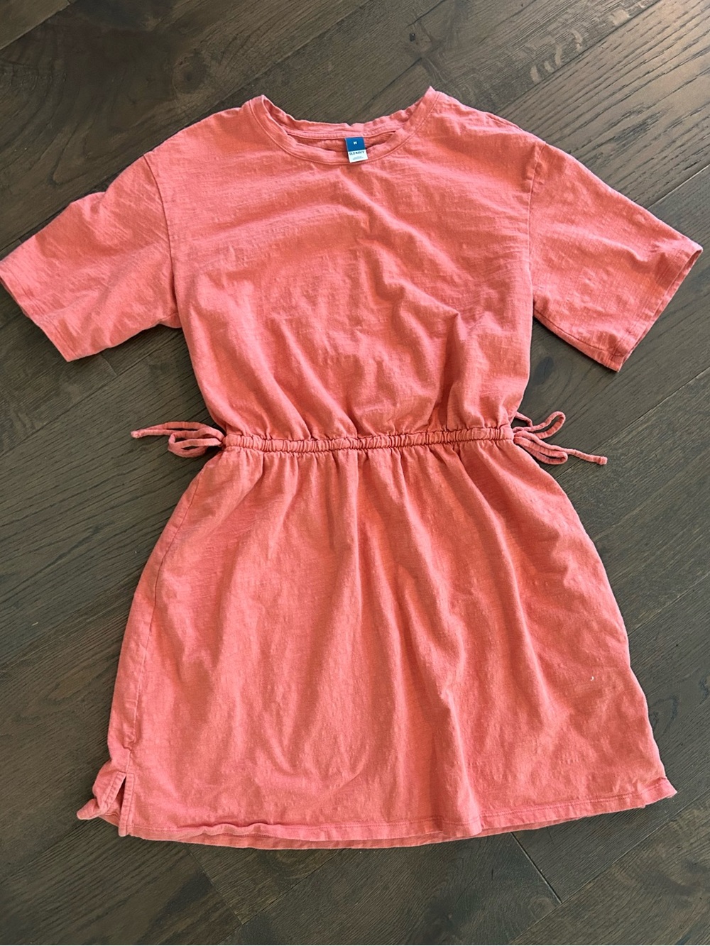Old Navy Cotton Dress Drawstring Waist Dress Medium